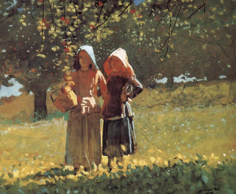 Winslow Homer Mining Apple oil painting picture